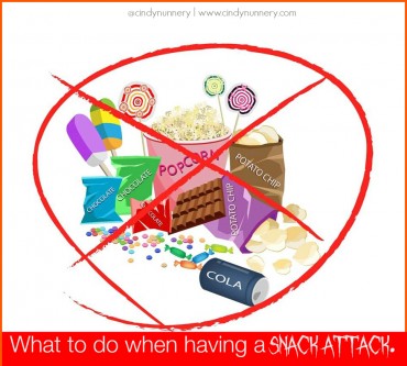 What to do When Having a Snack Attack