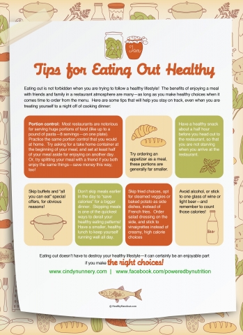 7 Tips For Eating Out Without Packing On The Pounds