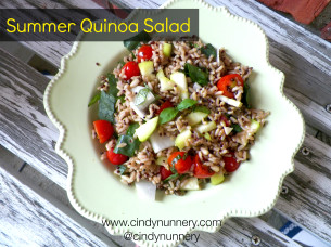 Summer Brown Rice & Quinoa Salad