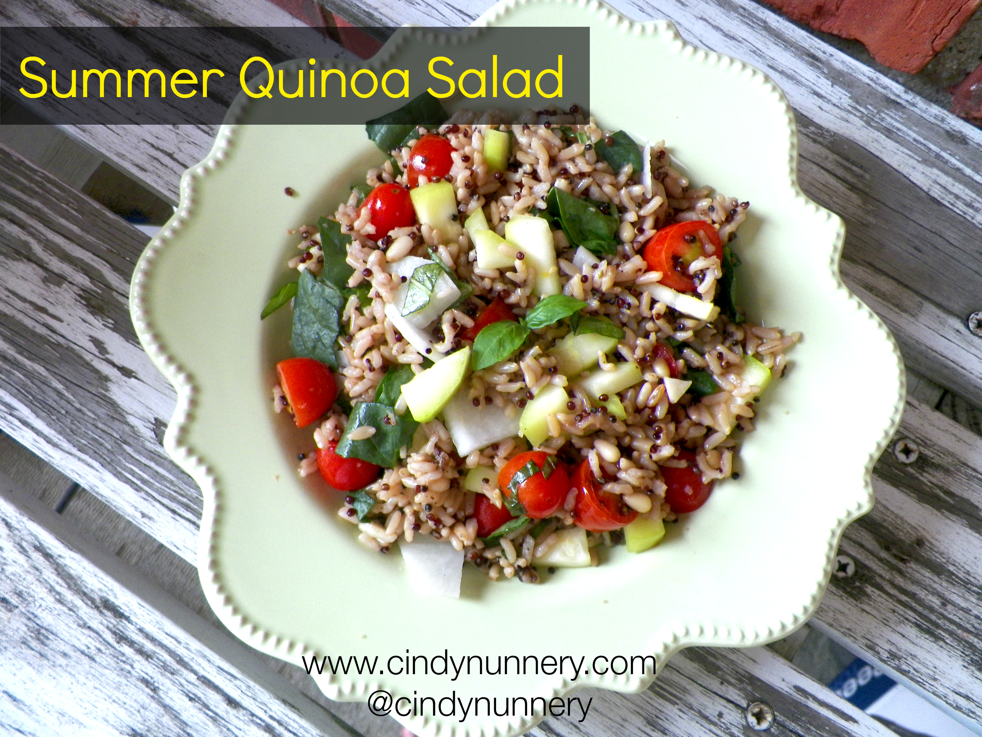 Summer Brown Rice & Quinoa Salad