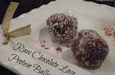 Raw Chocolate Love Protein Balls