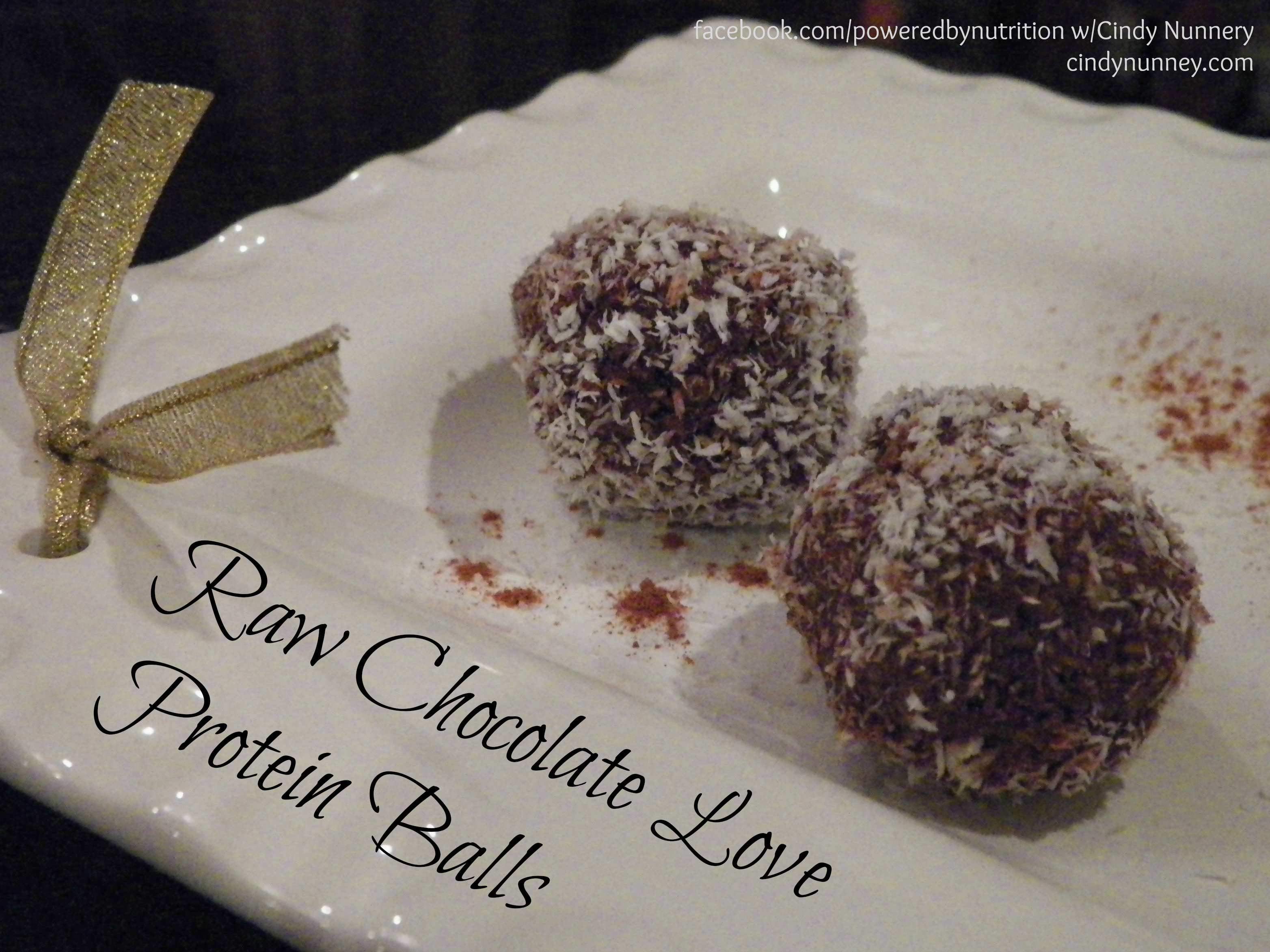 Raw Chocolate Love Protein Balls