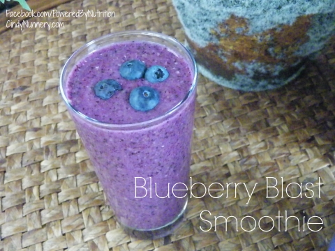 Blueberry Blast Breakfast (or anytime :) ) Smoothie