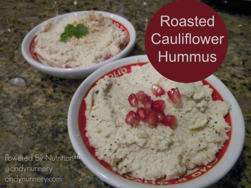 Roasted Cauliflower Hummus
