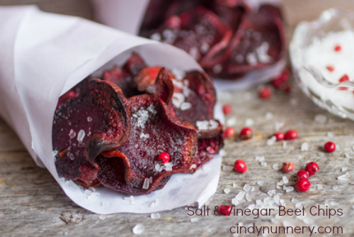 Salt & Vinegar Beet Chips