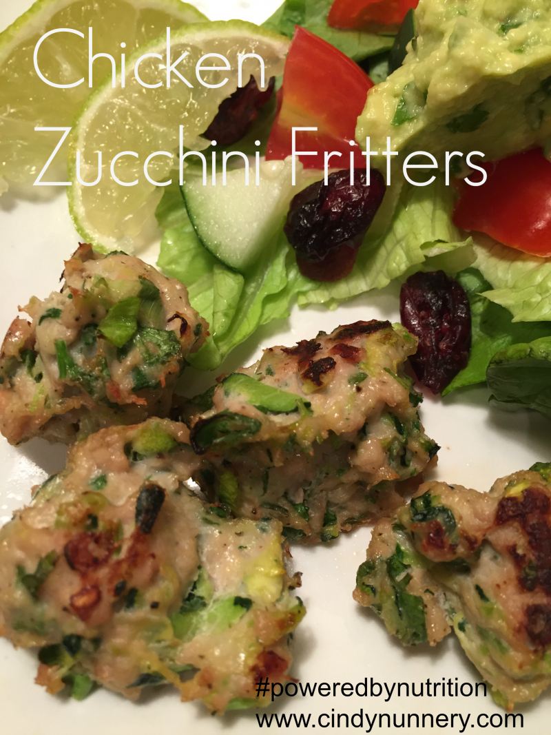 Chicken Zucchini Fritters