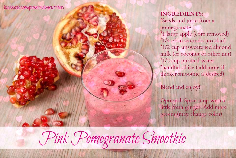 Pink Pomegranate Love Smoothie