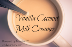 Vanilla Coconut Milk Creamer