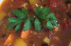 Southwest Chicken & Black Bean Soup With a Surprise