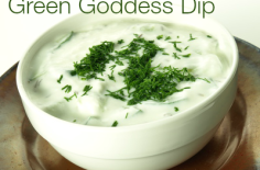Green Goddess Dip for Veggies + More