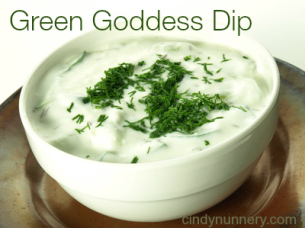 Green Goddess Dip for Veggies + More