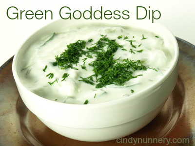 Green Goddess Dip for Veggies + More