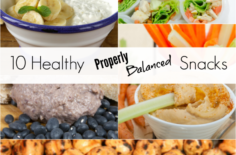 10 Healthy Properly Balanced Snacks