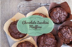 Chocolate Zucchini Muffins