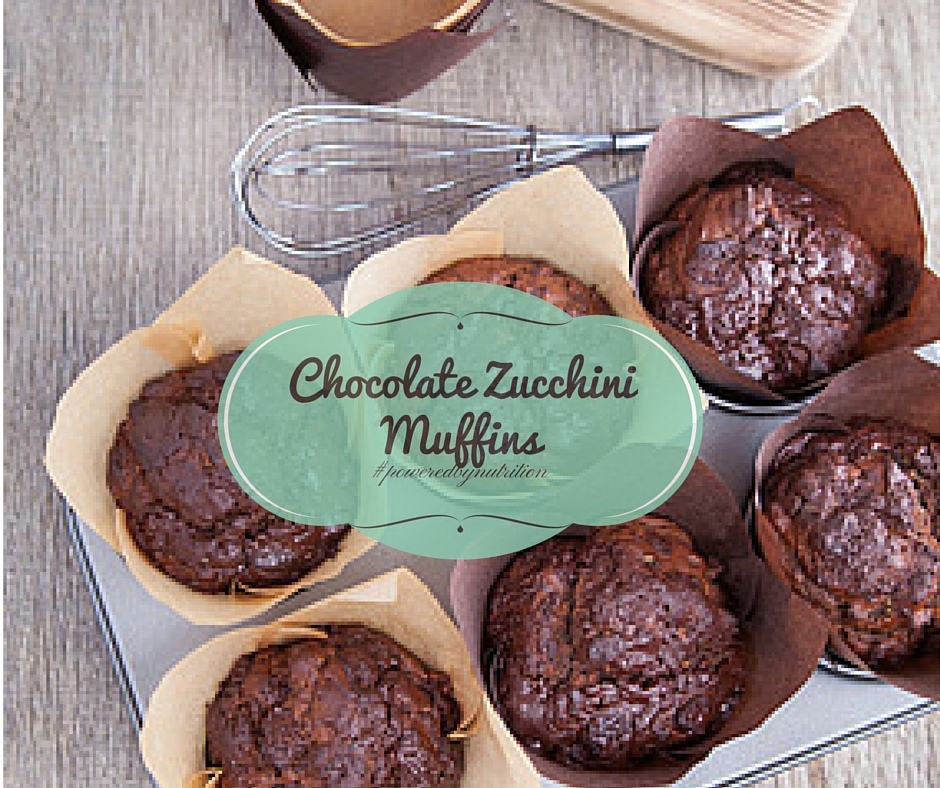 Chocolate Zucchini Muffins