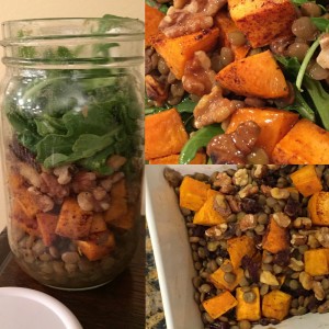 {Recipe} Lentil and Sweet Potato Salad