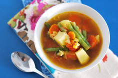 Fall Fresh Garden Vegetable Soup
