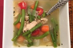 “Better-Than-Noodle” Chicken Vegetable and Quinoa Soup