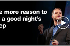 One More Reason To Get A Good Night’s Sleep