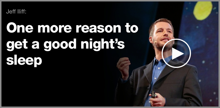 One More Reason To Get A Good Night’s Sleep