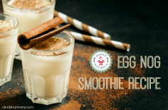 Healthy EggNog Smoothie