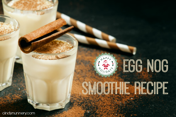Healthy EggNog Smoothie