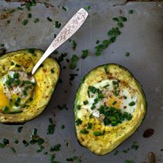 Baked Eggs in Avocado