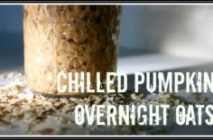 Chilled Pumpkin Oatmeal
