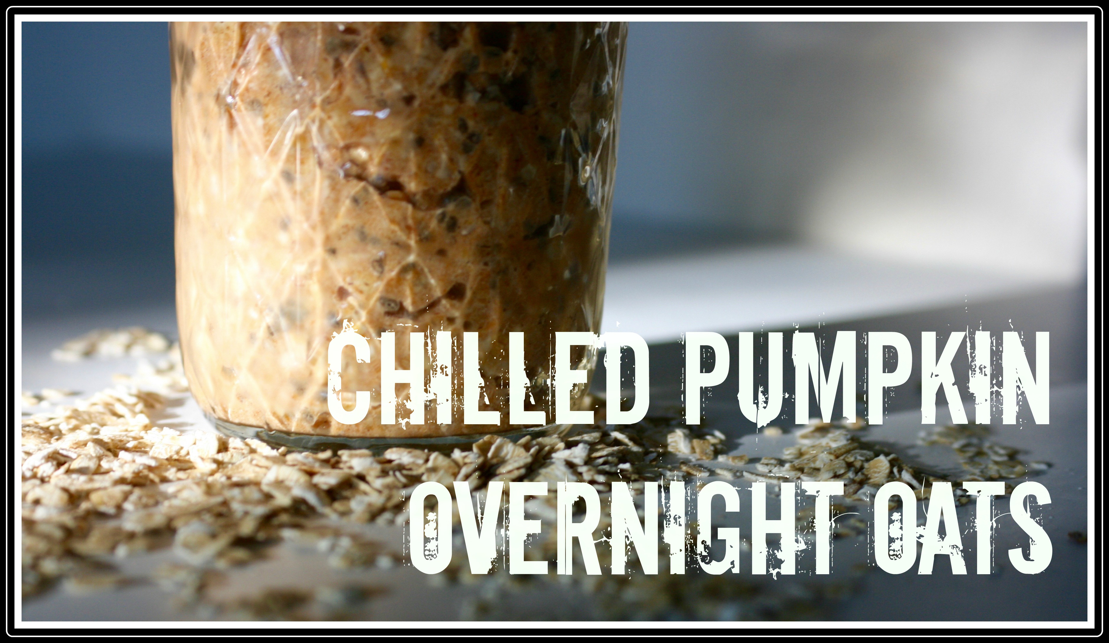 Chilled Pumpkin Oatmeal