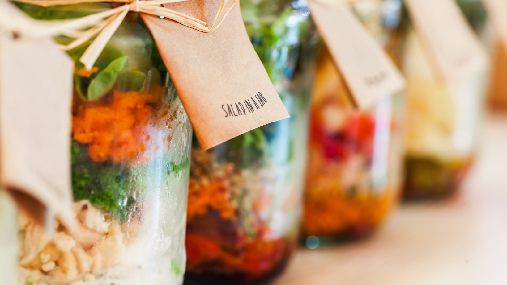 Easy Salad in a Jar